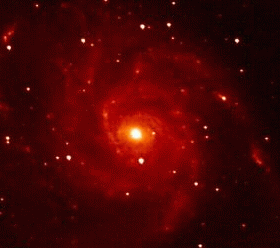 A központi Nap bolygói is már alakulnak. (M101 galaxis Nagy Medve)